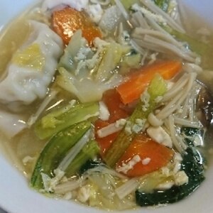 鶏肉だんご入り☆野菜スープ